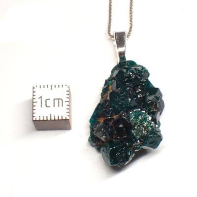 Dioptase Pendentif Pierre Brute - 05195