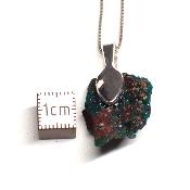 Dioptase Pendentif Pierre Brute - 05197