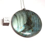 Labradorite pendentif disque 05655