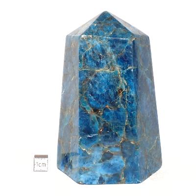 Apatite Bleue - Pointe Unique Polie n° 05751