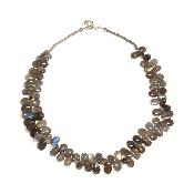 Création Pétales Labradorite - Collier 15104