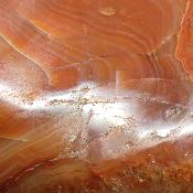 Cornaline chauffée forme libre 15646