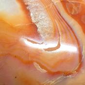 Cornaline chauffée forme libre 15657