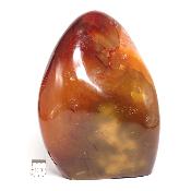 Cornaline chauffée forme libre 15659