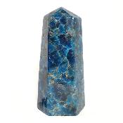 Apatite Bleue - Pointe Unique Polie n° 05773