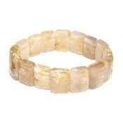 Cristal Rutile - Bracelet Carré n° 05920