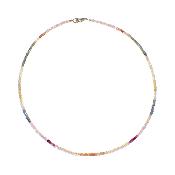 Saphir Multicolore - Collier n° 15120