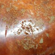 Cornaline chauffée forme libre 15648