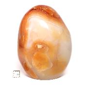 Cornaline chauffée forme libre 15655