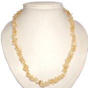 Citrine Chauffée (Améthyste Chauffée) Collier Baroque