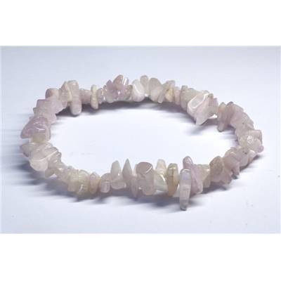 Kunzite Rose Bracelet Baroque