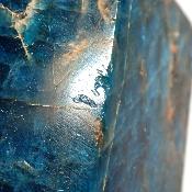 Apatite Bleue - Pointe Unique Polie n° 05758