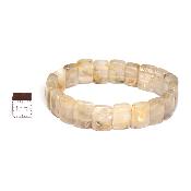 Cristal Rutile Bracelet Carré 05926