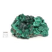 Malachite Fibreuse Pierre Brute n° 05975