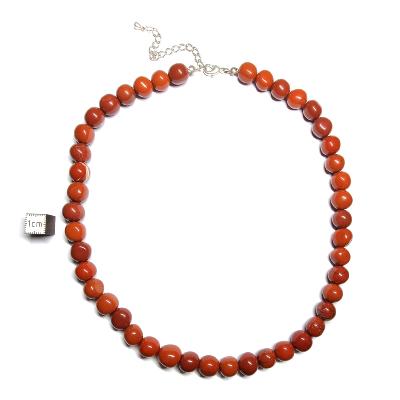 Jaspe Rouge Collier Roulé