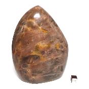 Pierre de Lune Noire Forme Libre 15575