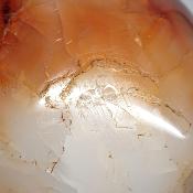 Cornaline chauffée forme libre 15644