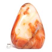 Cornaline chauffée forme libre 15660