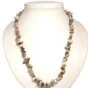 Jaspe Orbiculaire Collier Baroque