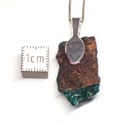 Dioptase Pendentif Pierre Brute - 05205