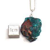 Dioptase Pendentif Pierre Brute - 05209