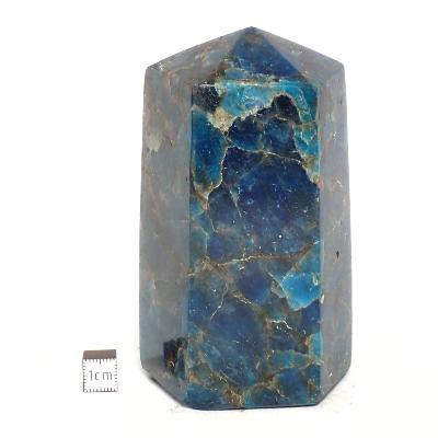 Apatite Bleue - Pointe Unique Polie n° 05754