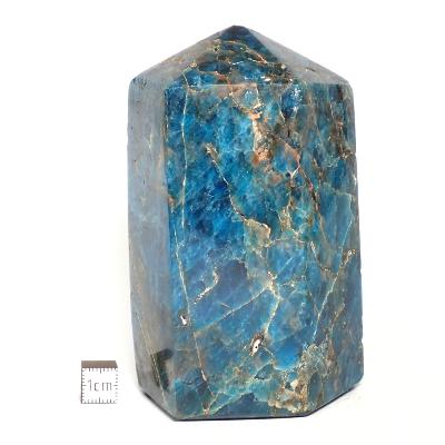 Apatite Bleue - Pointe Unique Polie n° 05758