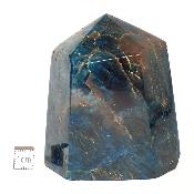 Apatite Bleue - Pointe Unique Polie n° 05772