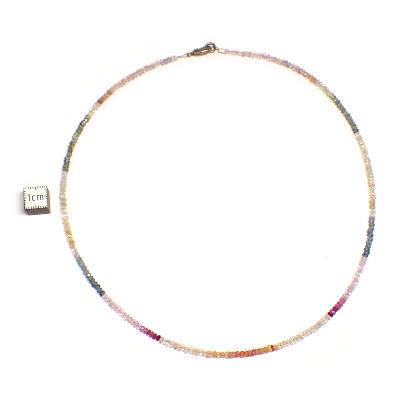 Saphir Multicolore - Collier n° 15122