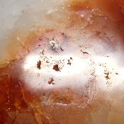 Cornaline chauffée forme libre 15644