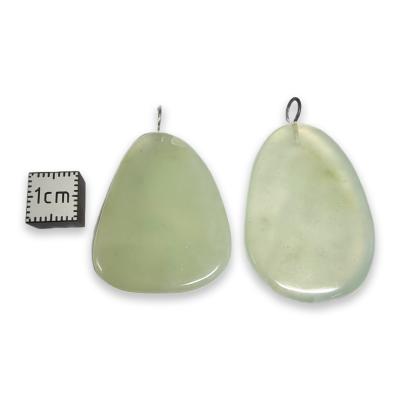 Jade de Chine Mini Pendentif Pierre Plate