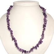 Améthyste du Brésil Collier Baroque