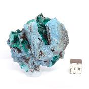 Shattuckite et Dioptase pierre brute 14940