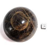 Pierre de Lune Noire Boule 04534