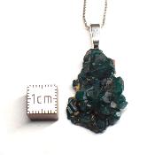 Dioptase Pendentif Pierre Brute - 05206