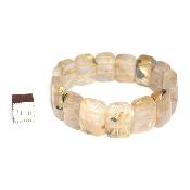 Cristal Rutile Bracelet Carré 05928