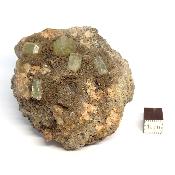 Apatite Verte sur Gangue 10920