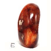 Cornaline chauffée forme libre 15493