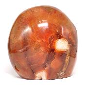 Cornaline chauffée forme libre 15651