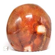 Cornaline chauffée forme libre 15651