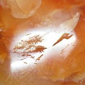 Cornaline chauffée forme libre 15655