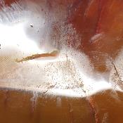 Cornaline chauffée forme libre 15659