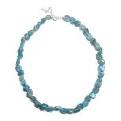 Apatite Bleue Collier Roulé