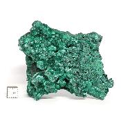 Malachite Fibreuse Pierre Brute n° 05972