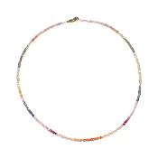 Saphir Multicolore - Collier n° 15122