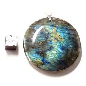 Labradorite pendentif disque 15207 