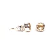 Boucles d'Oreilles Ronde facette BO1B