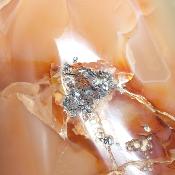 Cornaline chauffée forme libre 15647