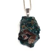 Dioptase Pendentif Pierre Brute - 05207