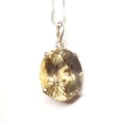 Citrine pendentif n° 05601